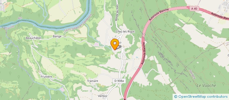 localisation de l'entreprise SCI LES MORAINES  CLARAFOND-ARCINE