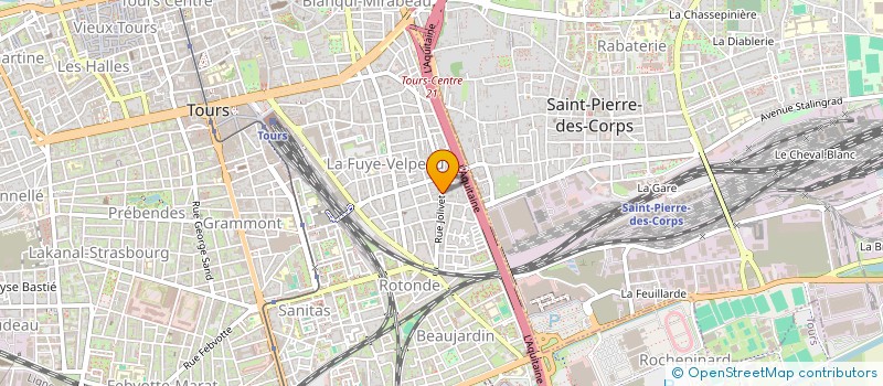 localisation de l'entreprise SCI LES MORCIERES  TOURS