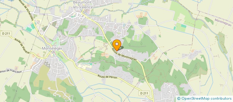 localisation de l'entreprise SCI LES MORIETTES à BEAUMONT-LES-VALENCE