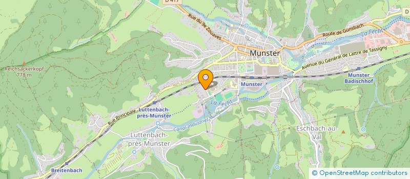 localisation de l'entreprise SCI LES MORILLES  MUNSTER