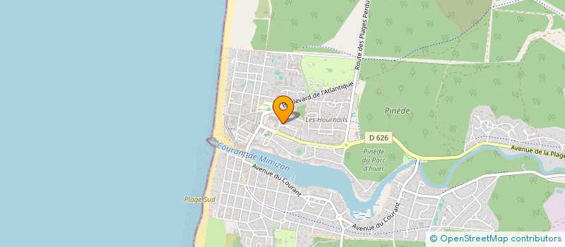 localisation de l'entreprise SCI LES MORNES  MIMIZAN