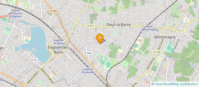 localisation de l'entreprise SCI LES MORTEFONTAINES  DEUIL-LA-BARRE