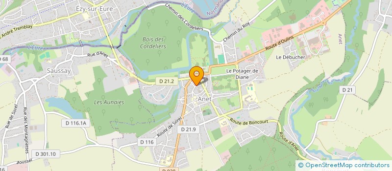 localisation de l'entreprise SCI LES MOTTEUX à ANET