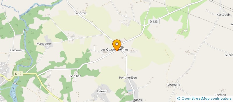 localisation de l'entreprise SCI LES MOUETTES  BRECH