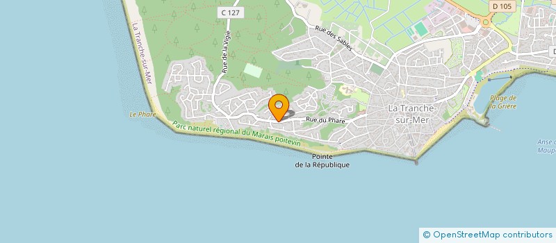localisation de l'entreprise SCI LES MOUETTES à LA TRANCHE-SUR-MER