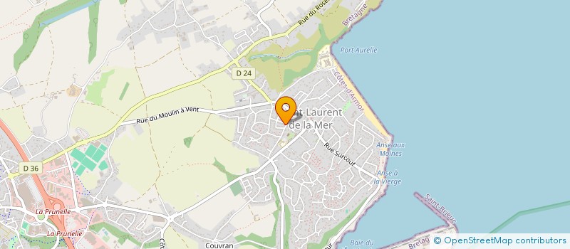 localisation de l'entreprise SCI LES MOUETTES  PLERIN