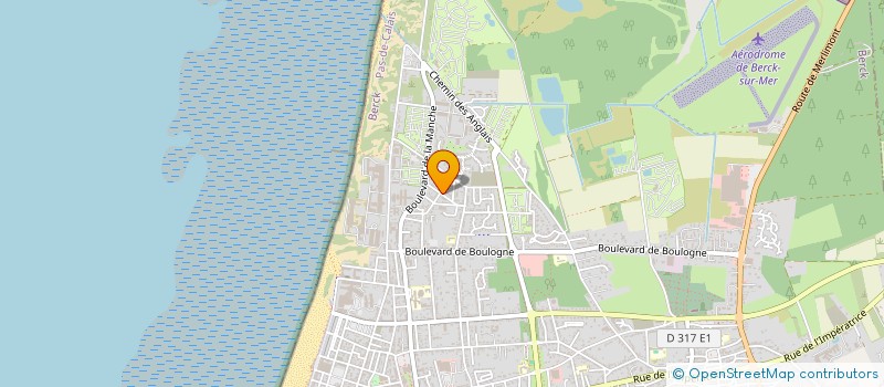 localisation de l'entreprise SCI LES MOUETTES  BERCK