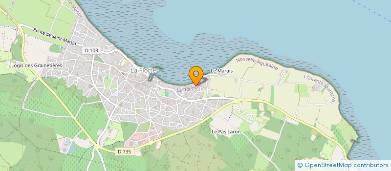 localisation de l'entreprise SCI LES MOUETTES  LA FLOTTE