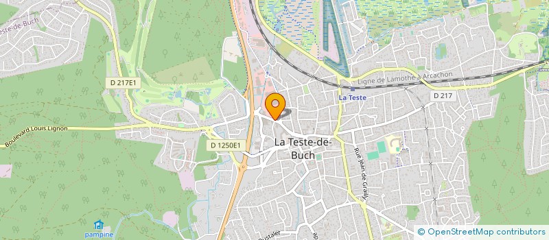 localisation de l'entreprise SCI LES MOUETTES à LA TESTE-DE-BUCH