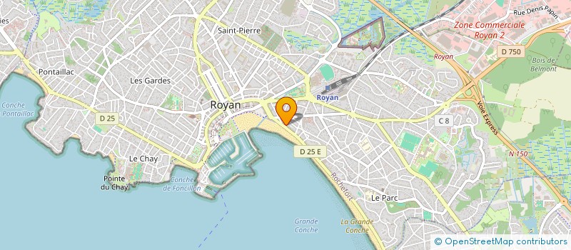 localisation de l'entreprise SCI LES MOUETTES  ROYAN