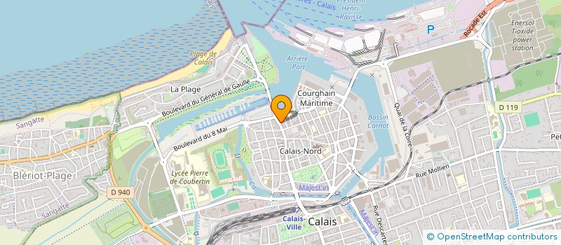 localisation de l'entreprise SCI LES MOUETTES  CALAIS