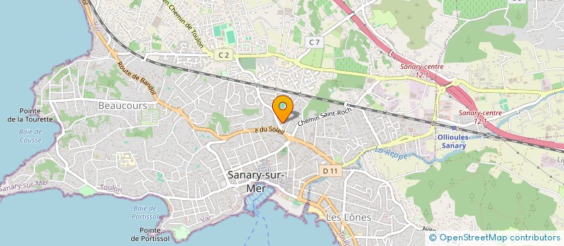 localisation de l'entreprise SCI LES MOUETTES à SANARY-SUR-MER