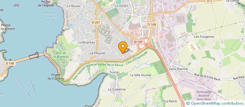 localisation de l'entreprise SCI LES MOUETTES  SAINT-MALO