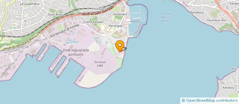 localisation de l'entreprise SCI LES MOUETTES  BREST