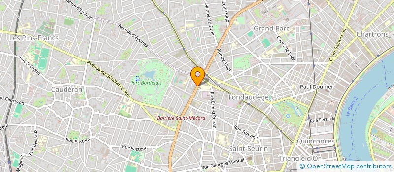 localisation de l'entreprise SCI LES MOUETTES  BORDEAUX