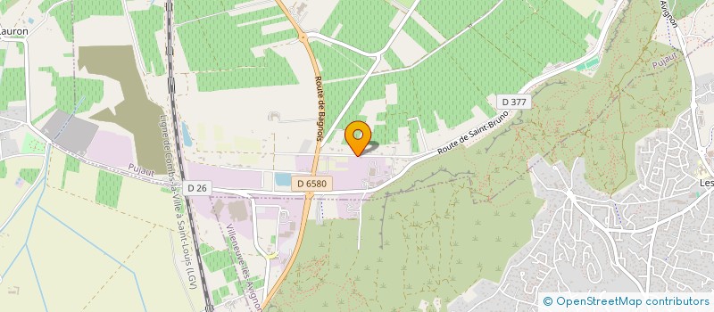 localisation de l'entreprise SCI LES MOUFLONS  PUJAUT