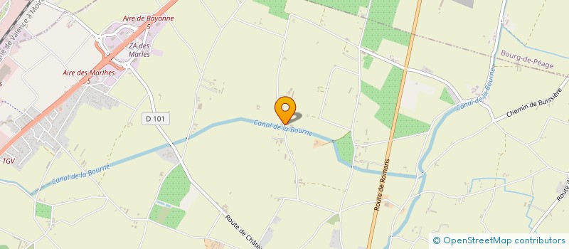 localisation de l'entreprise SCI LES MOUILLES à ALIXAN