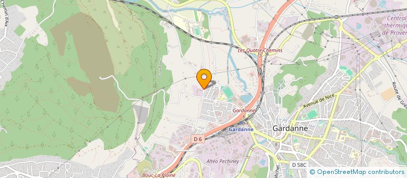 localisation de l'entreprise SCI LES MOULIERES à GARDANNE