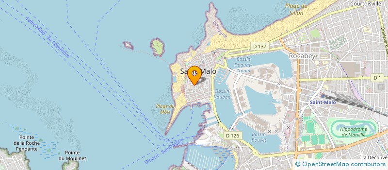 localisation de l'entreprise SCI LES MOULINAIS  SAINT-MALO