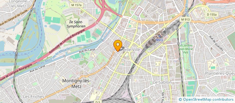 localisation de l'entreprise SCI LES MOULINS  METZ