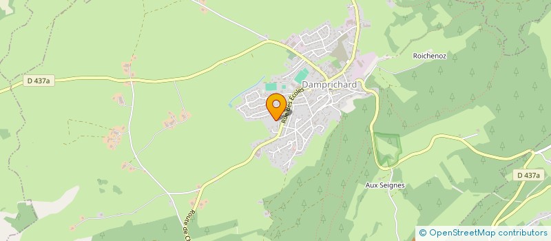 localisation de l'entreprise SCI LES MOULINS  DAMPRICHARD