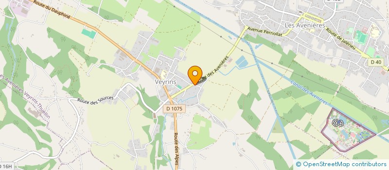 localisation de l'entreprise SCI LES MOULINS  CORBELIN