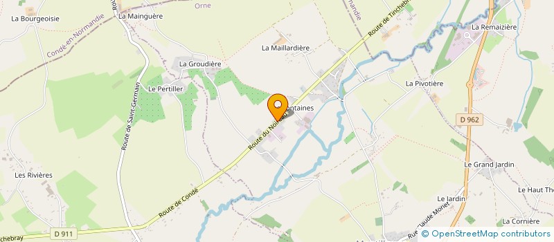 localisation de l'entreprise SCI LES MOULINS à MONTILLY SUR NOIREAU