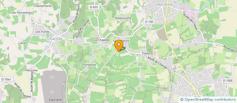 localisation de l'entreprise SCI LES MOULINS  MORANCE