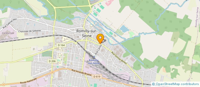 localisation de l'entreprise SCI LES MOULINS à ROMILLY-SUR-SEINE