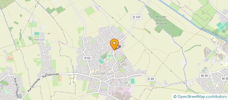 localisation de l'entreprise SCI LES MOULINS  GONDECOURT