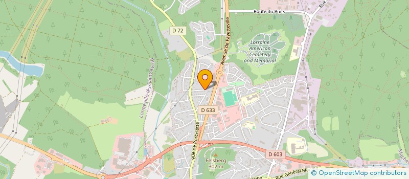 localisation de l'entreprise SCI LES MOULINS  SAINT-AVOLD