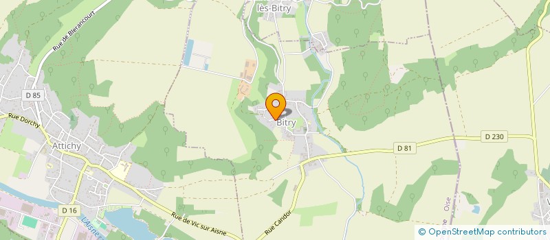 localisation de l'entreprise SCI LES MOULINS  BITRY