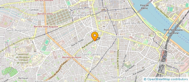 localisation de l'entreprise SCI LES MOULINS DE BOUIT  BORDEAUX