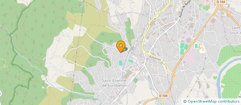 localisation de l'entreprise SCI LES MOULINS DE FABREGUES  SAINT-ETIENNE-DE-FONTBELLON