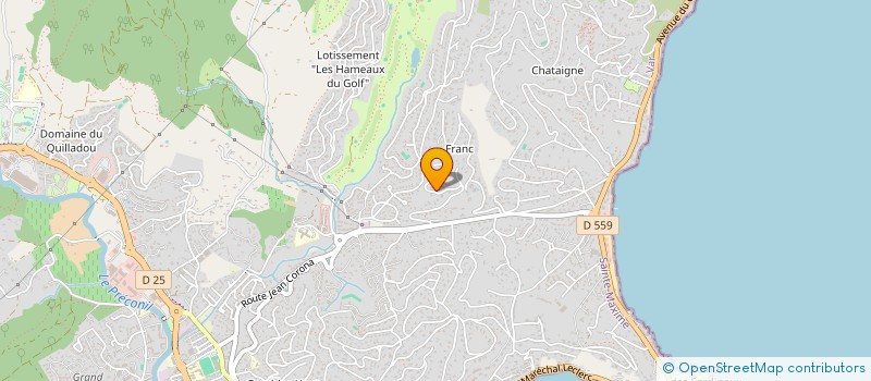 localisation de l'entreprise SCI LES MOULINS DE PIANA  SAINTE-MAXIME