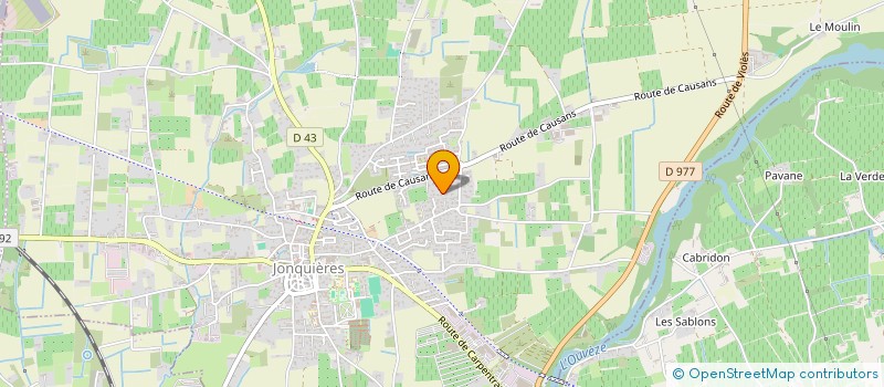 localisation de l'entreprise SCI LES MOURGUES  JONQUIERES