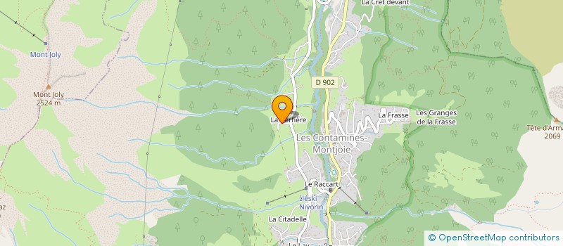 localisation de l'entreprise SCI LES MOUSQUETAIRES  SAINT GERVAIS LES BAINS