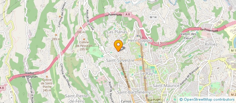 localisation de l'entreprise SCI LES MOUSQUETAIRES à NICE