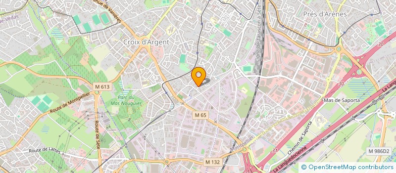 localisation de l'entreprise SCI LES MOUSQUETAIRES à MONTPELLIER