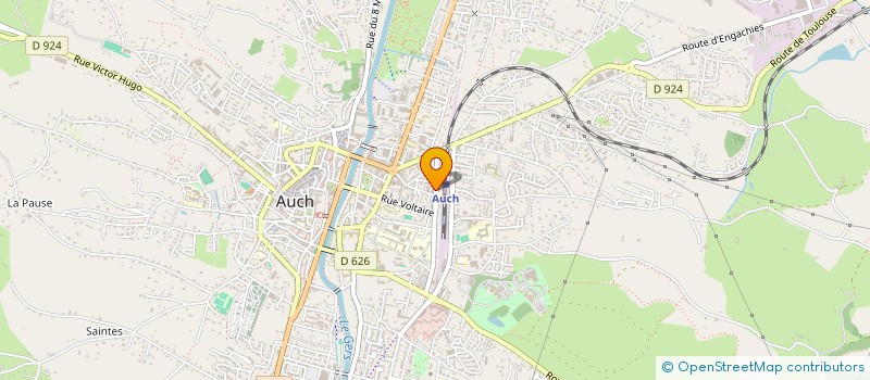 localisation de l'entreprise SCI LES MOUSQUETAIRES  AUCH