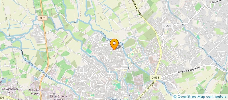 localisation de l'entreprise SCI LES MOUSQUETAIRES  L'ISLE-SUR-LA-SORGUE