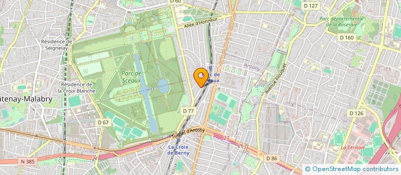 localisation de l'entreprise SCI LES MOYADES à ANTONY