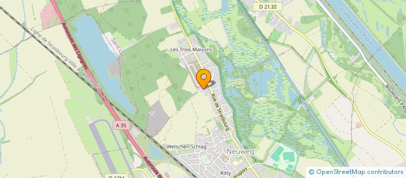 localisation de l'entreprise SCI LES MUGUETS  SAINT-LOUIS