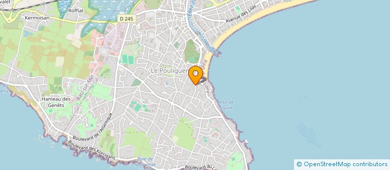 localisation de l'entreprise SCI LES MUGUETS  LE POULIGUEN