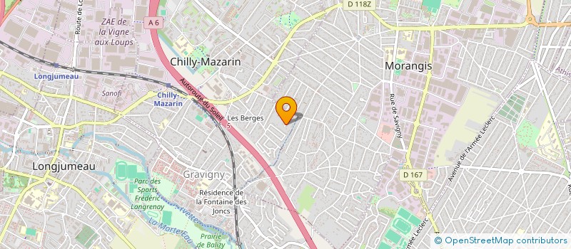 localisation de l'entreprise SCI LES MUGUETS à CHILLY MAZARIN