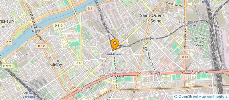 localisation de l'entreprise SCI LES MUKA à SAINT-OUEN-SUR-SEINE