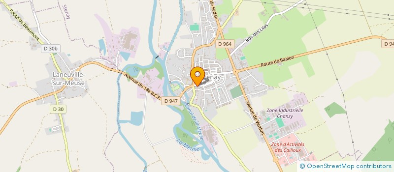 localisation de l'entreprise SCI LES MULETS à STENAY