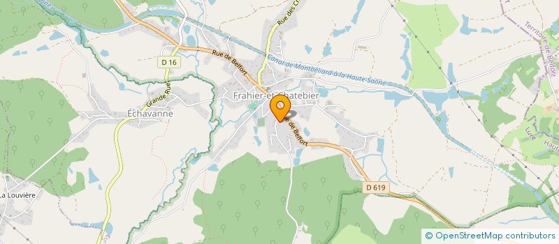 localisation de l'entreprise SCI LES MULOTTES à FRAHIER-ET-CHATEBIER