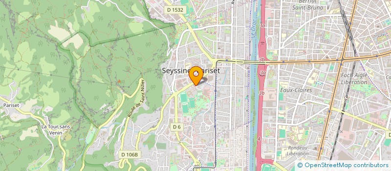 localisation de l'entreprise SCI LES MURAILLES  SEYSSINET-PARISET