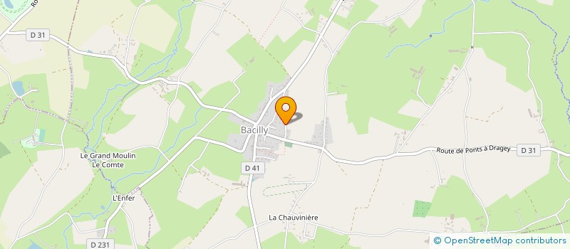 localisation de l'entreprise SCI LES MURAILLES  BACILLY